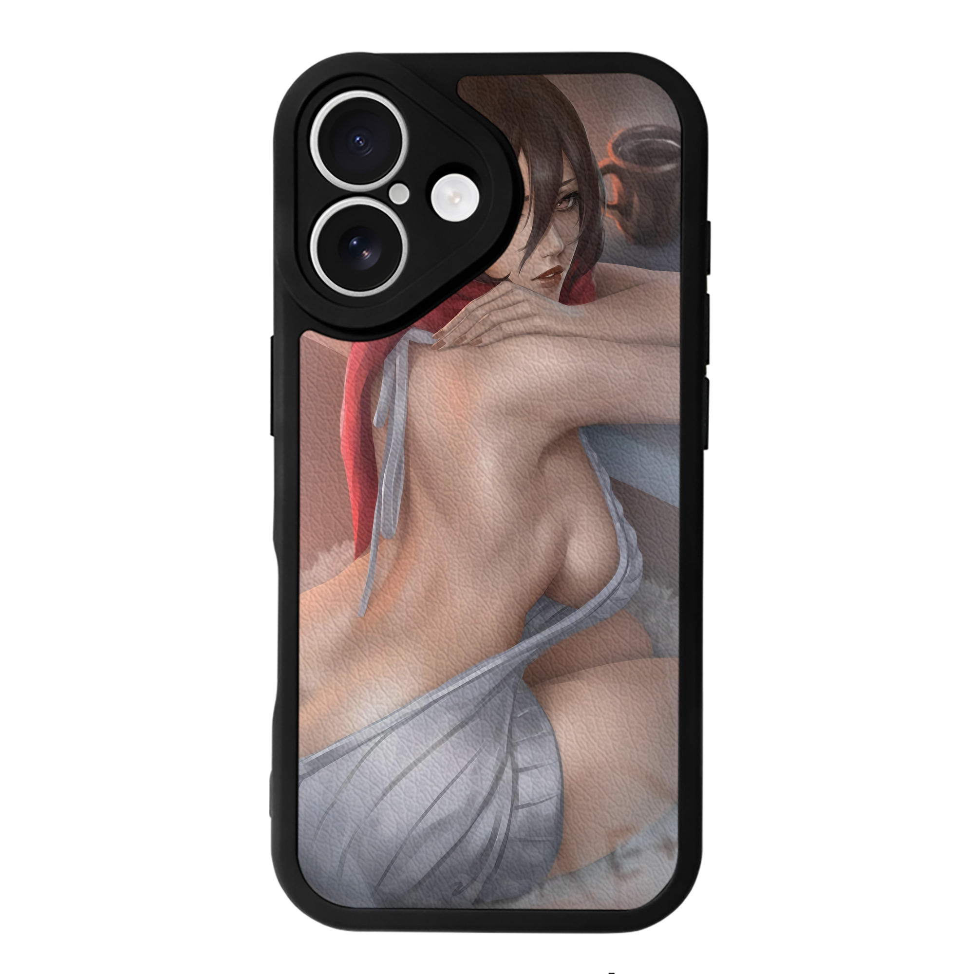 （画像用） 進撃の巨人 Attack on Titan 【iPhone 16シリーズ対応】シリコンスマホケース（レザー調） 材質：シリコン